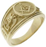 14k gold Master Mason & Scottish Rite 32nd degree ring