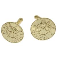 Texas Peace Officer cuff links in 14k gold