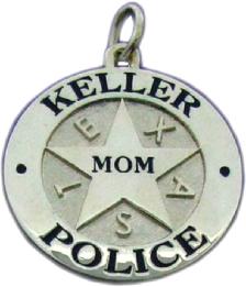 Custom police and fire badge charms and pendants