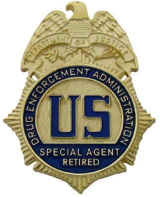 Retired Police Officer Mini Badge
